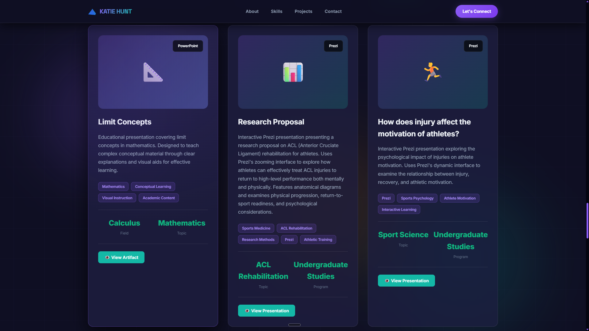 Learning methodology artifacts